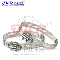 捷凯锐(JKR)304不锈钢扎带 12.7*2700MM 不锈钢卡箍 喉箍扎带 管卡钢带抱箍螺丝扎带