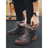 英伦班纳(ENLEN&BENNA)秋冬季马丁靴男高帮潮中帮百搭英伦风韩版工装鞋短靴