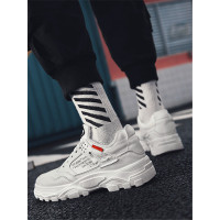 英伦班纳(ENLEN&BENNA)2019新款冬季加绒保暖男鞋韩版男士运动休闲小白鞋棉鞋