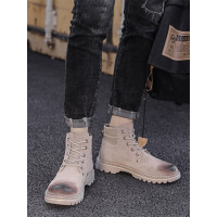 英伦班纳(ENLEN&BENNA)冬季马丁靴男2019秋季新款男鞋英伦短靴高帮工装靴