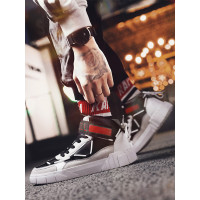 英伦班纳(ENLEN&BENNA)男鞋高帮潮流冬季加绒保暖棉鞋板鞋男士休闲鞋