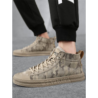 英伦班纳(ENLEN&BENNA)男鞋秋季板鞋男士高帮帆潮鞋子冬季