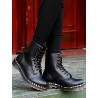 英伦班纳(ENLEN&BENNA)冬季马丁靴男鞋秋季情侣鞋皮靴短靴骑士靴工装靴