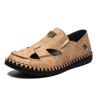 英伦班纳(ENLEN&BENNA)夏季百搭休闲时尚男鞋洞洞鞋镂空凉鞋驾车鞋包头沙滩鞋大码懒人鞋