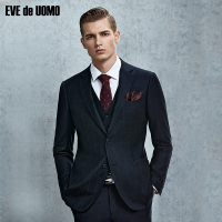 EVE de UOMO/依文西服套装男商务进口面料格纹西服上衣EA760002