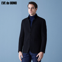 EVE de UOMO/依文休闲西服男士秋季商务保暖立领毛呢外套EA770053