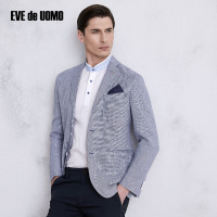 EVE de UOMO/依文春季男士休闲西服上衣格子西装EA550171