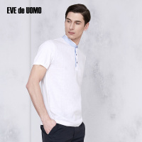 EVE de UOMO/依文2017春夏男短袖T恤亚麻T恤男EF650222