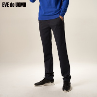 依文休闲裤男2019秋修身商务弹力裤男士韩版潮流裤子EB780443