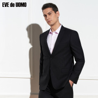 依文春男士西装外套平驳领羊毛西服上衣商场同款