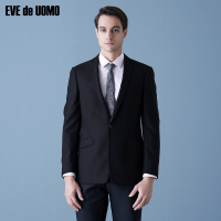 EVE de UOMO/依文西服套装男秋商务正装黑色婚礼上衣EA760392
