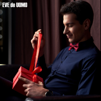 依文衬衣男 长袖修身扣领尖领 微弹保暖纯色衬衫衬男EC780450