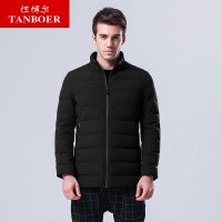 坦博尔秋冬季款立领修身羽绒服男士时尚潮流羽绒外套TF17315
