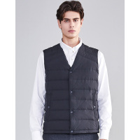 坦博尔中老年款羽绒马甲2019新款男装冬季保暖背心坎肩TA19005