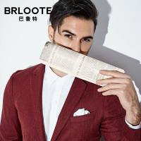Brloote/巴鲁特 羊毛桑蚕丝西服男商务休闲西装便西外套春秋装