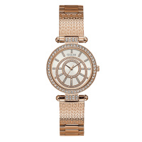 GUESS镶嵌水晶表圈女士石英腕表W1008L3