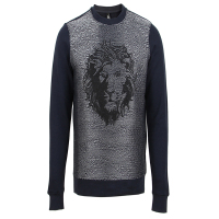 VERSACE VERSUS 范思哲范瑟丝男士刺绣加绒圆领长袖卫衣 BU90247 BJ10193 B1382