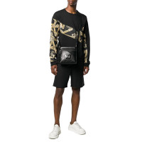 Versace Jeans 范思哲 男士黑色新款圆领长袖卫衣 B7GTB7F0 13850 899