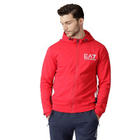 EMPORIO ARMANI阿玛尼EA男士枣红色19新款红卫衣蓝卫裤运动套装 3GPV68 PJ05Z 24BK