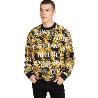 VERSACE JEANS COUTURE 范思哲 奢侈品 男士巴洛克印花薄绒长袖卫衣B7GUA7F5 SH600 89