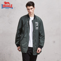 龙狮戴尔2019新款春装夹克男中长款 户外防晒轻薄运动皮肤风衣潮