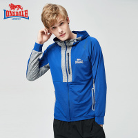 龙狮戴尔2019春秋新款针织连帽卫衣男韩版青年宽松休闲外套开衫潮