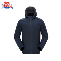 龙狮戴尔秋冬新款男四合一旅行冲锋衣青年防风保暖休闲夹克外套