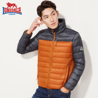 龙狮戴尔正品男士轻薄羽绒服 秋冬季新款立领修身男装短款外套潮
