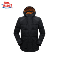 龙狮戴尔轻薄羽绒服男秋冬修身款青年时尚男装潮男士短款韩版外套