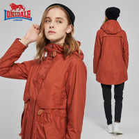 龙狮戴尔户外工装冲锋衣女春秋薄款外套男潮牌防风防水软壳登山服