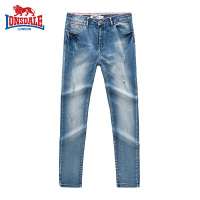 龙狮戴尔春夏四季户外休闲直筒男裤 透气长裤潮流时尚牛仔裤