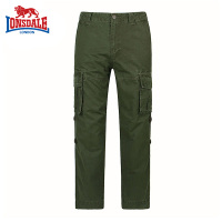 Lonsdale龙狮戴尔2019户外抗皱纯棉男休闲裤时尚长裤