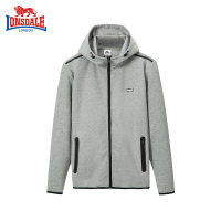 龙狮戴尔2019春季新款时尚连帽卫衣男韩版青年针织运动休闲外套