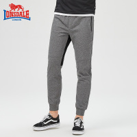 龙狮戴尔户外休闲裤男2019夏季新款宽松透气小脚哈伦棉质九分裤子