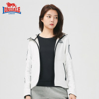 龙狮戴尔2019春秋新款连帽软壳衣女休闲韩版休闲宽松运动外套