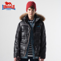 Lonsdale龙狮戴尔冬季正品野营户外男式羽绒衣 保暖滑雪服羽绒服