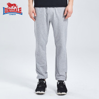 龙狮戴尔针织裤男 2019夏装新款运动裤长裤宽松直筒卫裤休闲裤