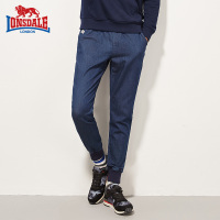 龙狮戴尔秋季新款户外休闲裤男薄款束脚长裤休闲裤运动裤小脚卫裤