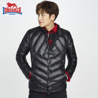 龙狮戴尔2019新款冬季男士羽绒服薄款简约短款保暖羽绒服外套男潮