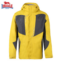 龙狮戴尔正品男冲锋衣 秋冬新款单层防风防水户外夹克时尚外套潮
