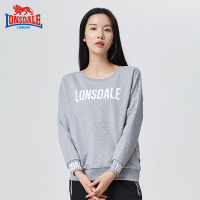 龙狮戴尔2019春秋圆领长袖套头卫衣女户外运动上衣宽松外套潮