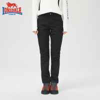 龙狮戴尔2019年秋冬款女式户外运动裤休闲加绒显瘦长裤潮