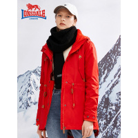 lonsdale龙狮戴尔户外冲锋衣女三合一可拆卸秋冬加绒加厚保暖外套