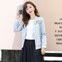 芊艺休闲长袖棒球服女秋装2019新款韩版显瘦立领夹克短外套10790