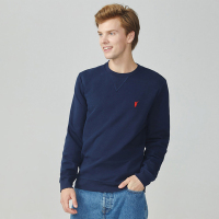 POLO SPORT男士经典刺绣小马标净色卫衣