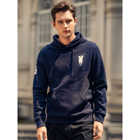 POLO SPORT 男士经典休闲连帽刺绣大马标卫衣