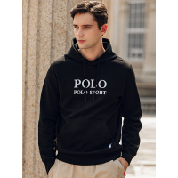 POLO SPORT 男士经典休闲连帽刺绣字母卫衣