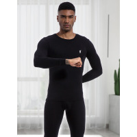 POLO SPORT男士人棉圆领保暖内衣套装