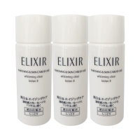 怡丽丝尔(ELIXIR)纯肌净白柔滑晶润水18ml*3 滋润型