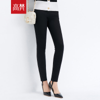 高梵羽绒裤女外穿加厚白鹅绒显瘦弹力时尚保暖女士冬季修身小脚裤